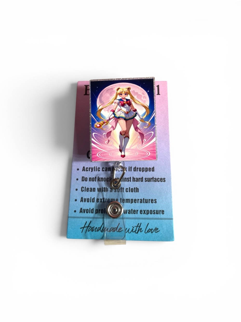 Sailor Moon Acrylic Badge Reel -